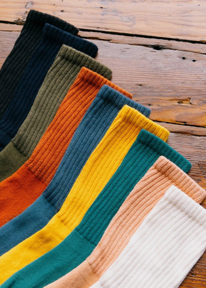 The Solids Socks by American Trench – Don't Panic Shoes