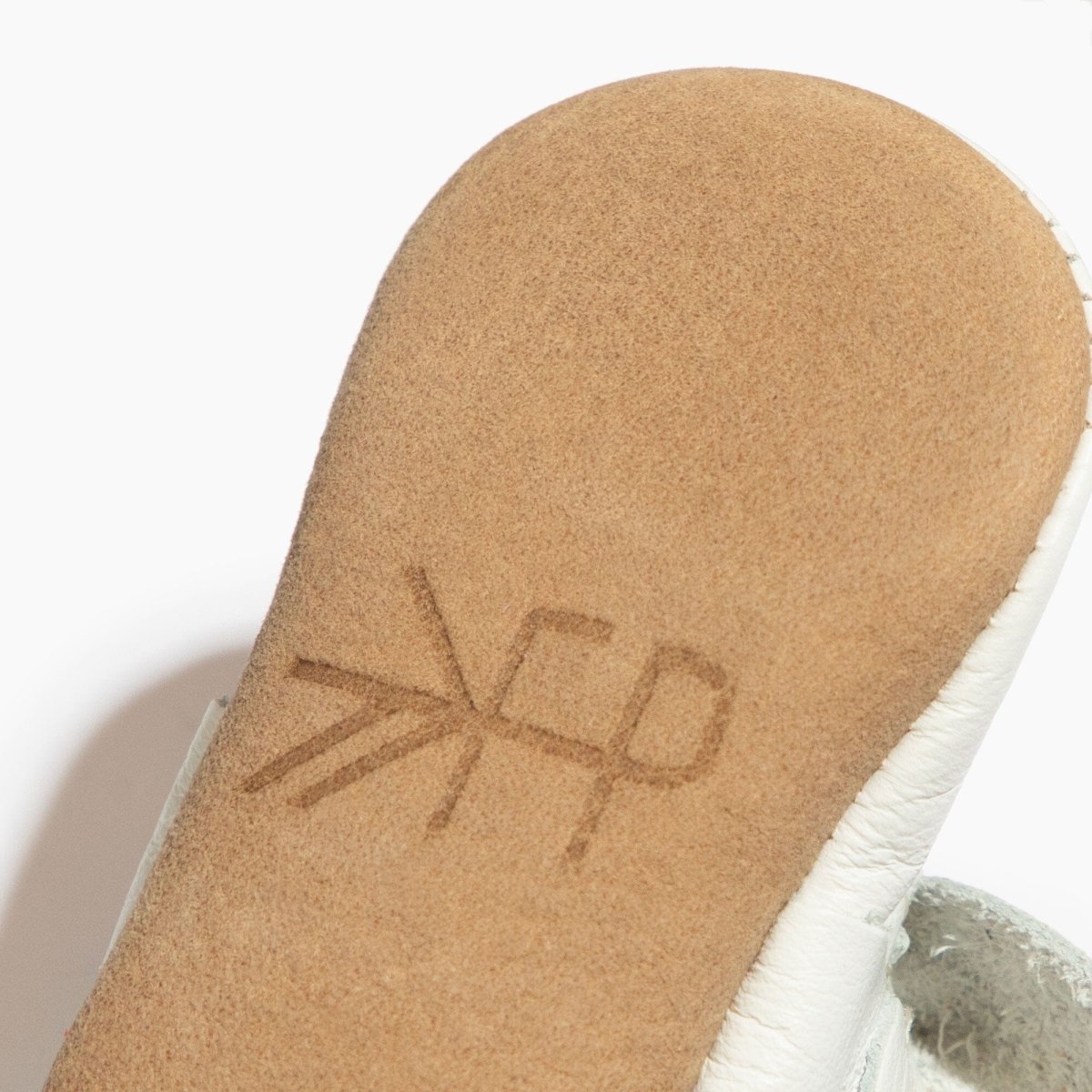 Toasted Bright White Knotted Bow Baby Shoe Knotted Bow Mocc by Freshly Picked – Don't Panic Shoes