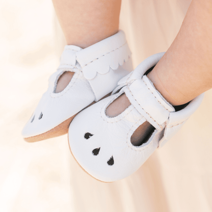 Toasted Bright White Mary Jane Baby Shoe Mary Jane by Freshly Picked – Don't Panic Shoes