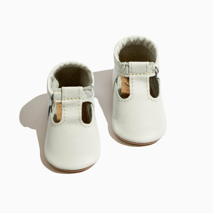 Toasted Bright White T - Bar Baby Shoe T - Bar by Freshly Picked – Don't Panic Shoes