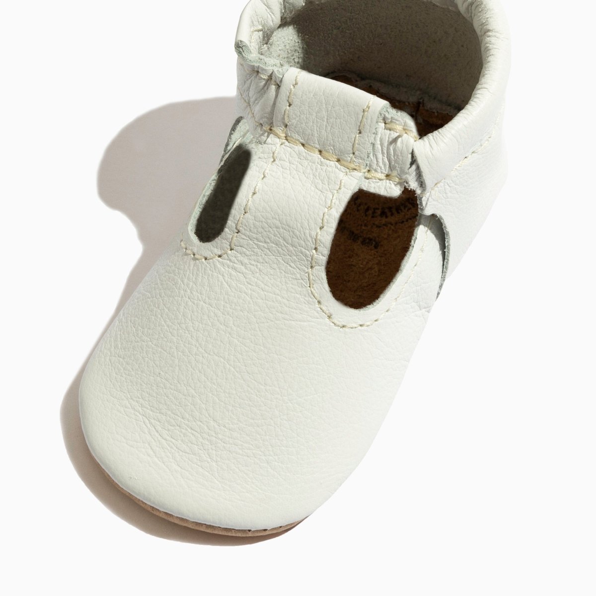 Toasted Bright White T - Bar Baby Shoe T - Bar by Freshly Picked – Don't Panic Shoes