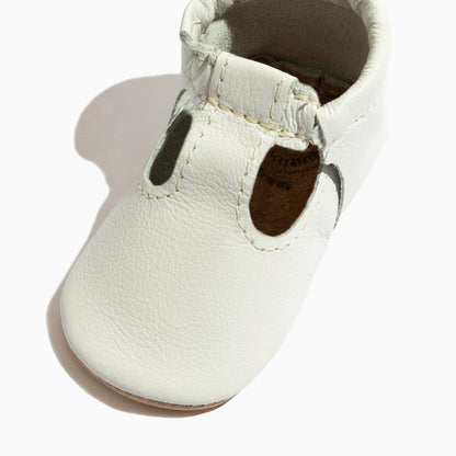 Toasted Bright White T - Bar Baby Shoe T - Bar by Freshly Picked – Don't Panic Shoes