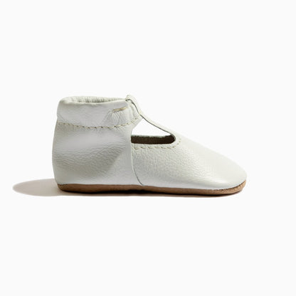 Toasted Bright White T - Bar Baby Shoe T - Bar by Freshly Picked – Don't Panic Shoes