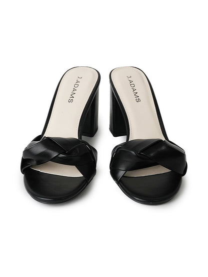 Tori | Black Sandals by J.Adams – Don't Panic Shoes