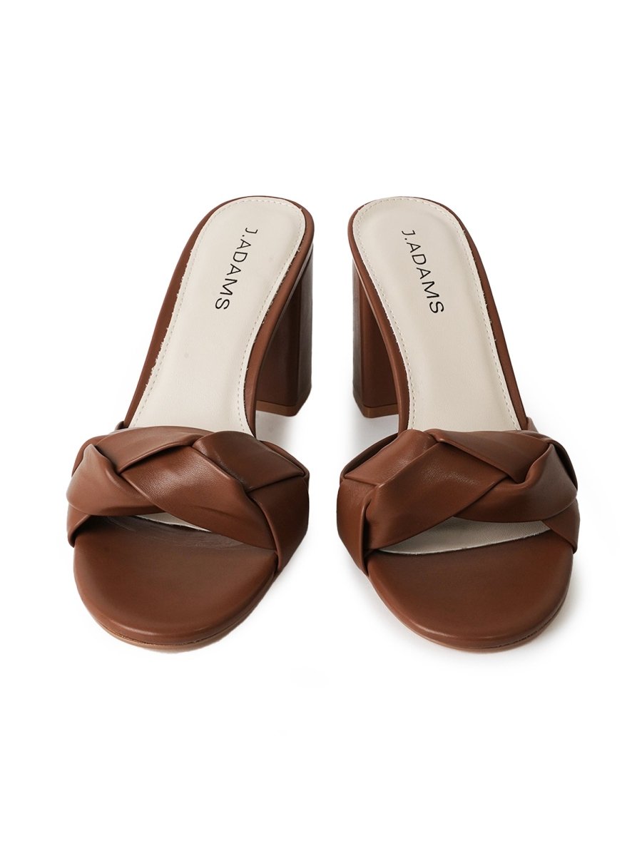 Tori | Brown Sandals by J.Adams – Don't Panic Shoes