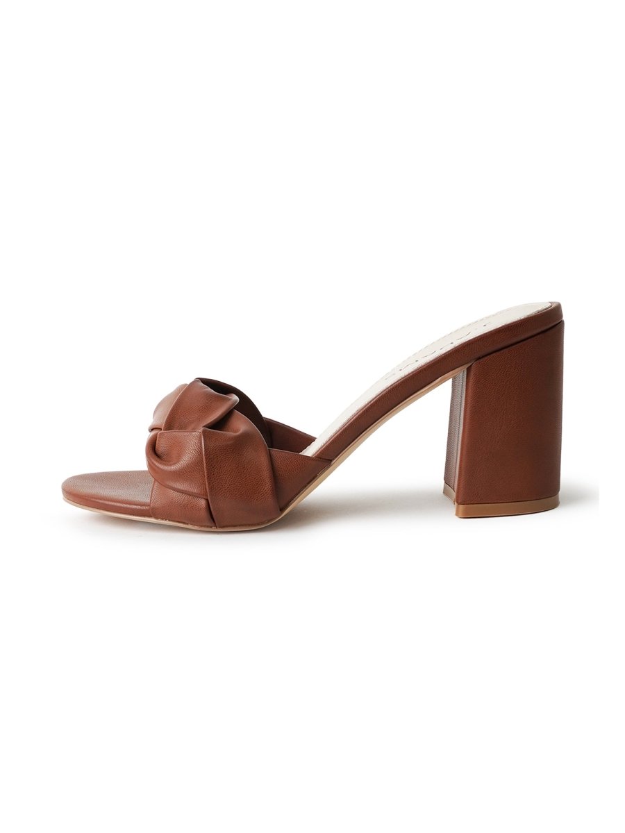 Tori | Chestnut Sandals by J.Adams – Don't Panic Shoes