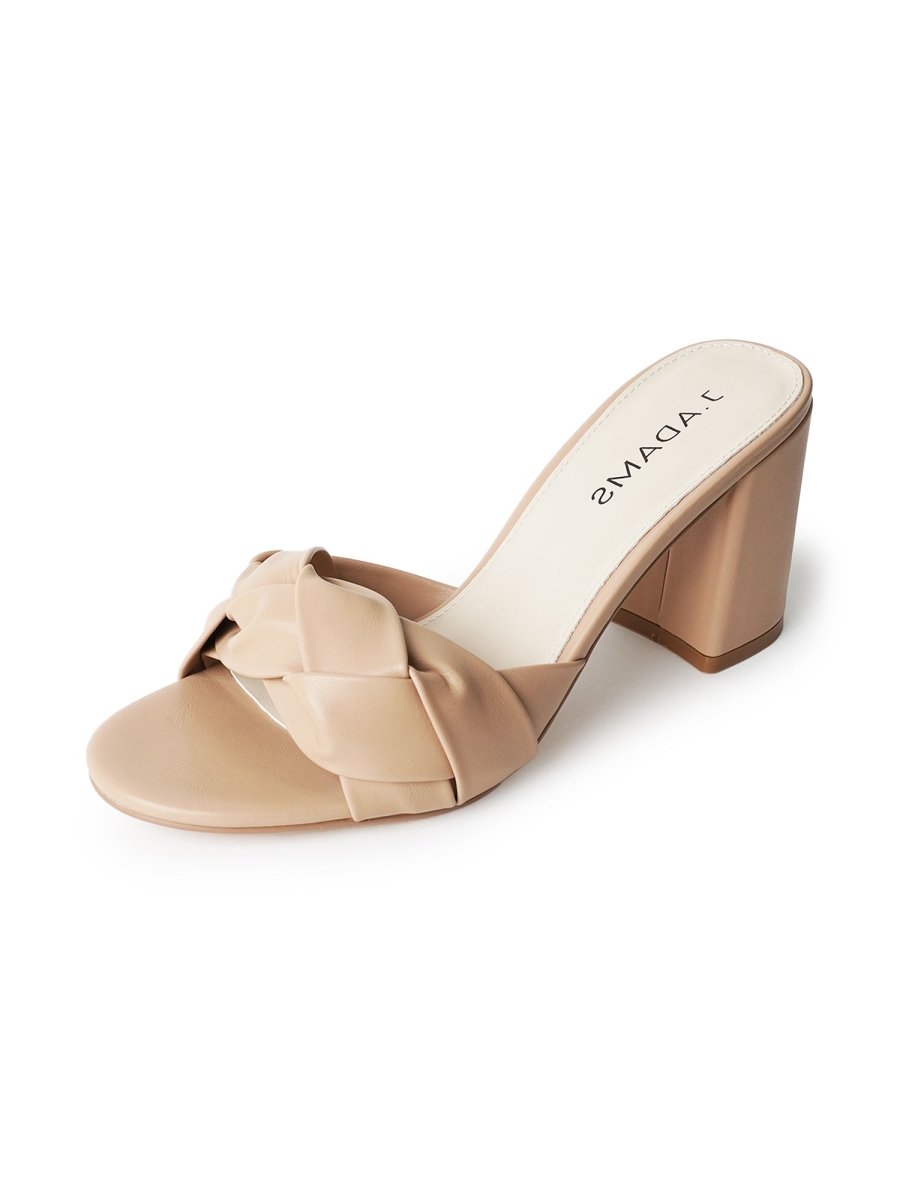 Tori | Light Tan Sandals by J.Adams – Don't Panic Shoes