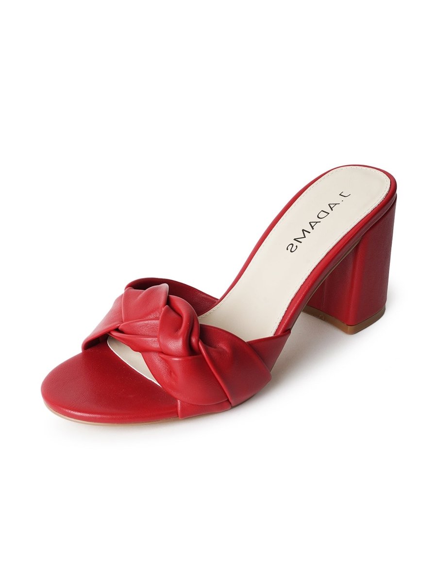 Tori | Red Sandals by J.Adams – Don't Panic Shoes
