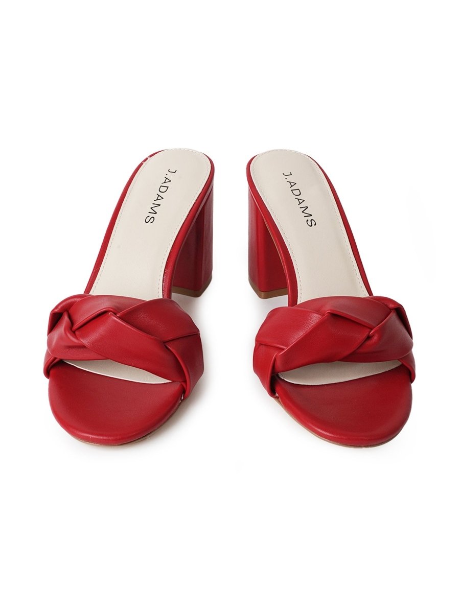 Tori | Red Sandals by J.Adams – Don't Panic Shoes
