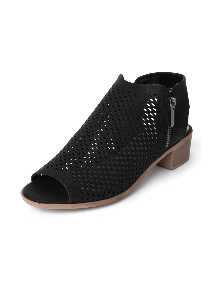 Tracy | Black Booties by J.Adams – Don't Panic Shoes