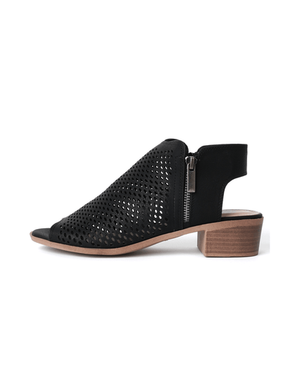 Tracy | Black Booties by J.Adams – Don't Panic Shoes