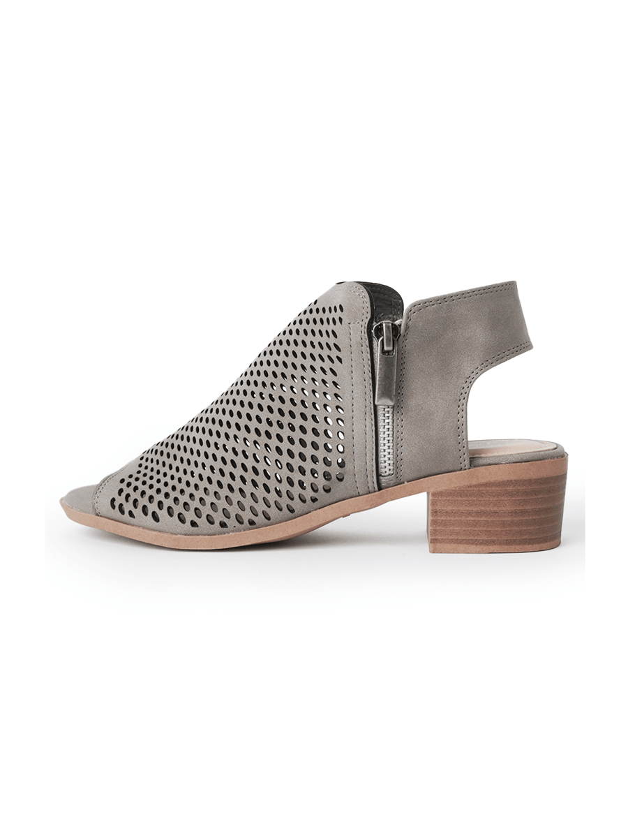 Tracy | Light Grey Booties by J.Adams – Don't Panic Shoes