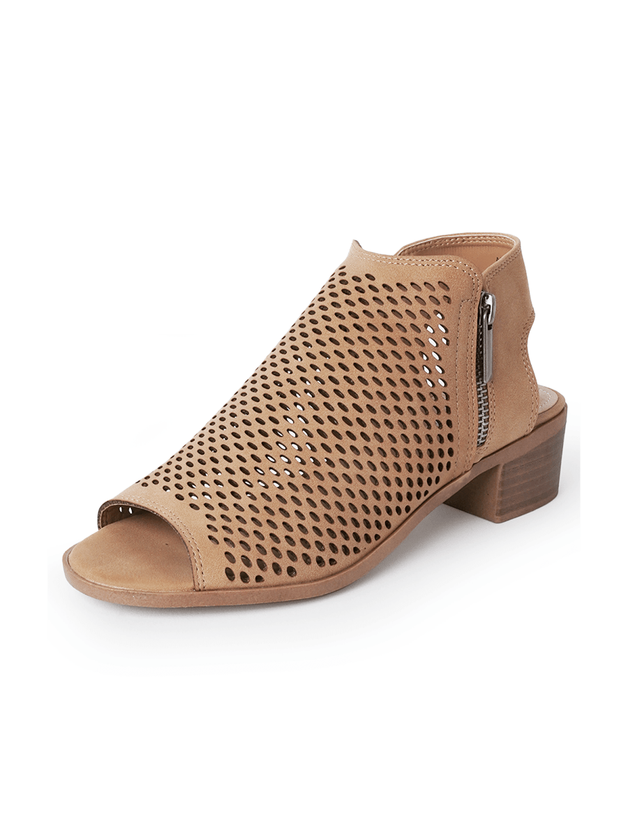 Tracy | Tan Booties by J.Adams – Don't Panic Shoes