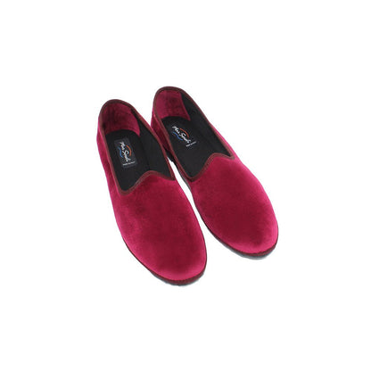 Tradizionale Barolo Friulane FlatS Women’s Cotton Velvet Slip On by Mar Soreli – Don't Panic Shoes