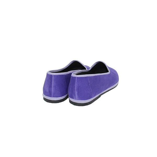 Tradizionale Lilla Friulane Foldable Women’S Velvet Lilac Slip On by Mar Soreli – Don't Panic Shoes