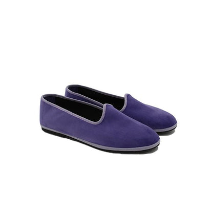 Tradizionale Lilla Friulane Foldable Women’S Velvet Lilac Slip On by Mar Soreli – Don't Panic Shoes