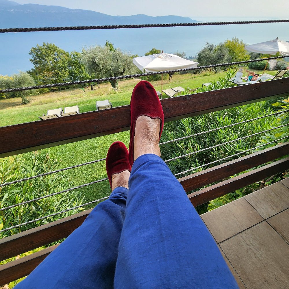 Tradizionale Rubino Friulane Cotton Velvet Loafers Slip On by Mar Soreli – Don't Panic Shoes