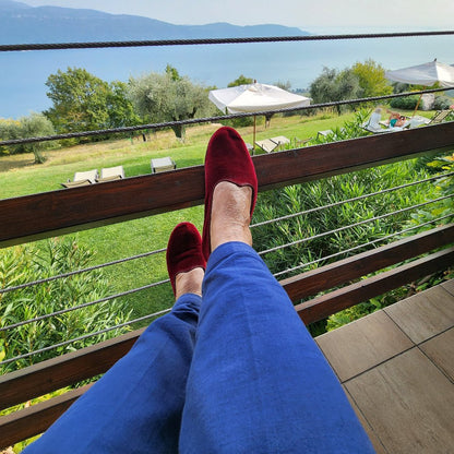 Tradizionale Rubino Friulane Cotton Velvet Loafers Slip On by Mar Soreli – Don't Panic Shoes