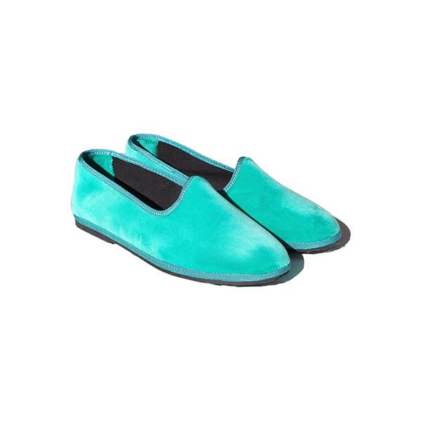 Tradizionale Tiffany Friulane Foldable Cotton Velvet Slippers Slip On by Mar Soreli – Don't Panic Shoes
