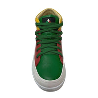 Thumbnail for Travel Fox Cancun Men’s Red/green/yellow Leather Sneakers