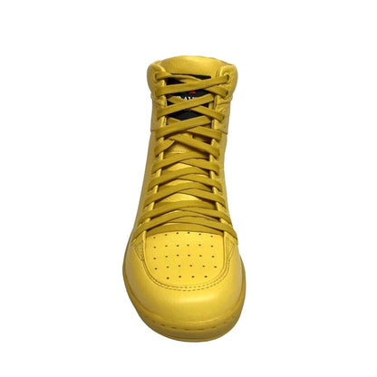 Travel Fox 900 Men's Yellow Leather High Top Sneakers 916101 111 Shoes by Travel Fox – Don't Panic Shoes