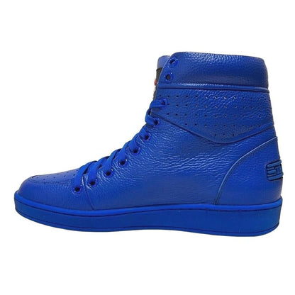 Travel Fox 900 Series Classic Men's Royal Blue Nappa Leather High Top Sneakers 916101 105 Shoes by Travel Fox – Don't Panic Shoes