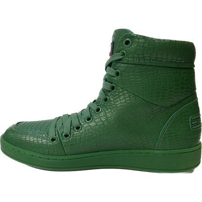 Travel Fox 900 Series Men's Green Leather High Top Sneakers 916101 068 Shoes by Travel Fox – Don't Panic Shoes