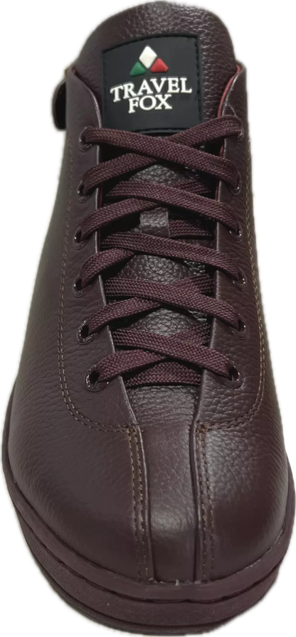 Travel Fox Malibu Mid Men's Burgundy Leather 915601 - 44 Shoes by Travel Fox – Don't Panic Shoes