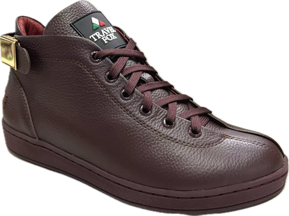 Travel Fox Malibu Mid Men's Burgundy Leather 915601 - 44 Shoes by Travel Fox – Don't Panic Shoes