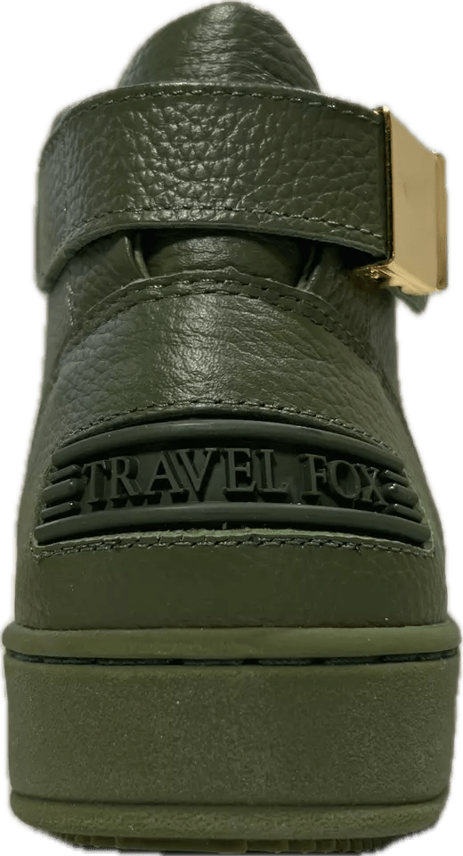 Travel Fox Malibu Mid Top Green Nappa Leather 915601 22 Shoes by Travel Fox – Don't Panic Shoes