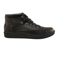 Thumbnail for Travel Fox Men’s Black Leather Sneakers 916103
