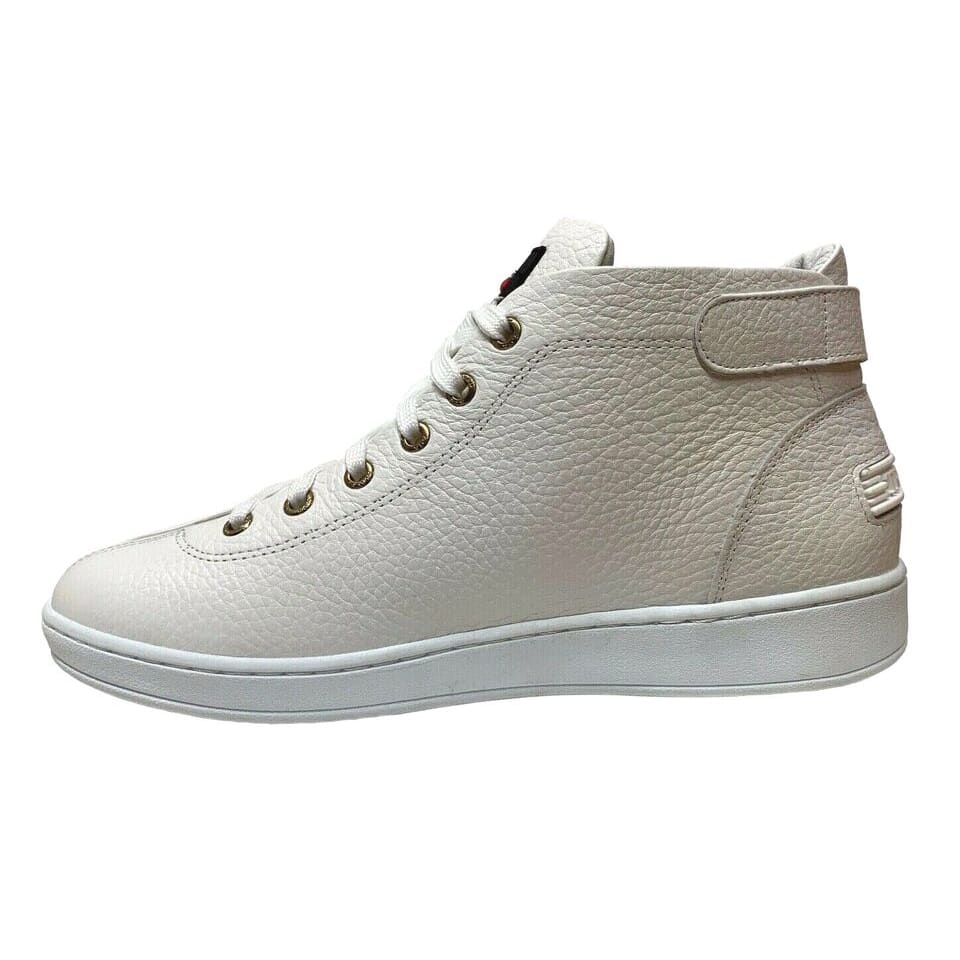 Travel Fox White Leather Casual Sneakers 915601
