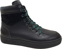 Thumbnail for Travel Fox 900's High Top Sneakers Men's Black Leather and Suede 915620-101