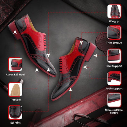 Tremont Genuine Leather Oxford Style Brogue Dress Shoes Shoes by Libertyzeno – Don't Panic Shoes