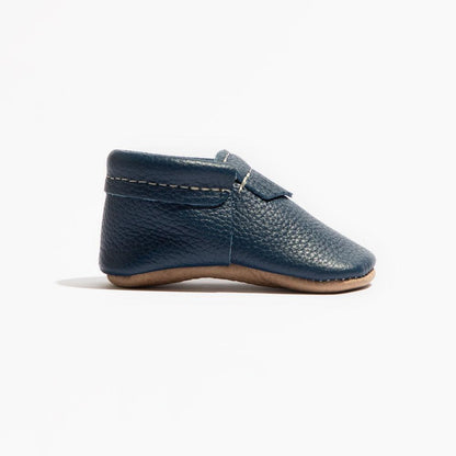 True Navy City Baby Shoe City Mocc by Freshly Picked – Don't Panic Shoes