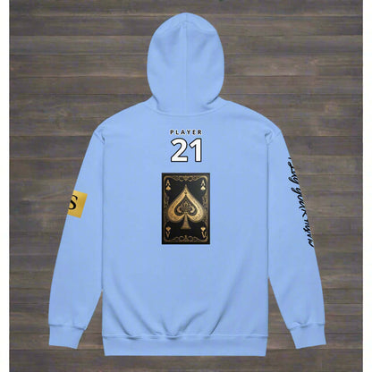 "HIGH STAKES 21" Unisex heavy blend zip hoodie