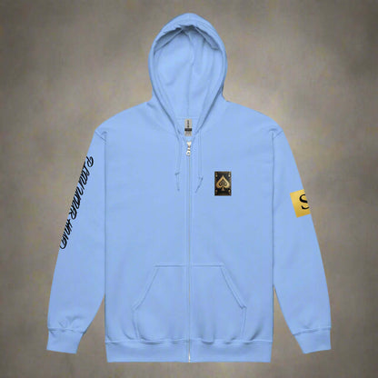 "HIGH STAKES 21" Unisex heavy blend zip hoodie