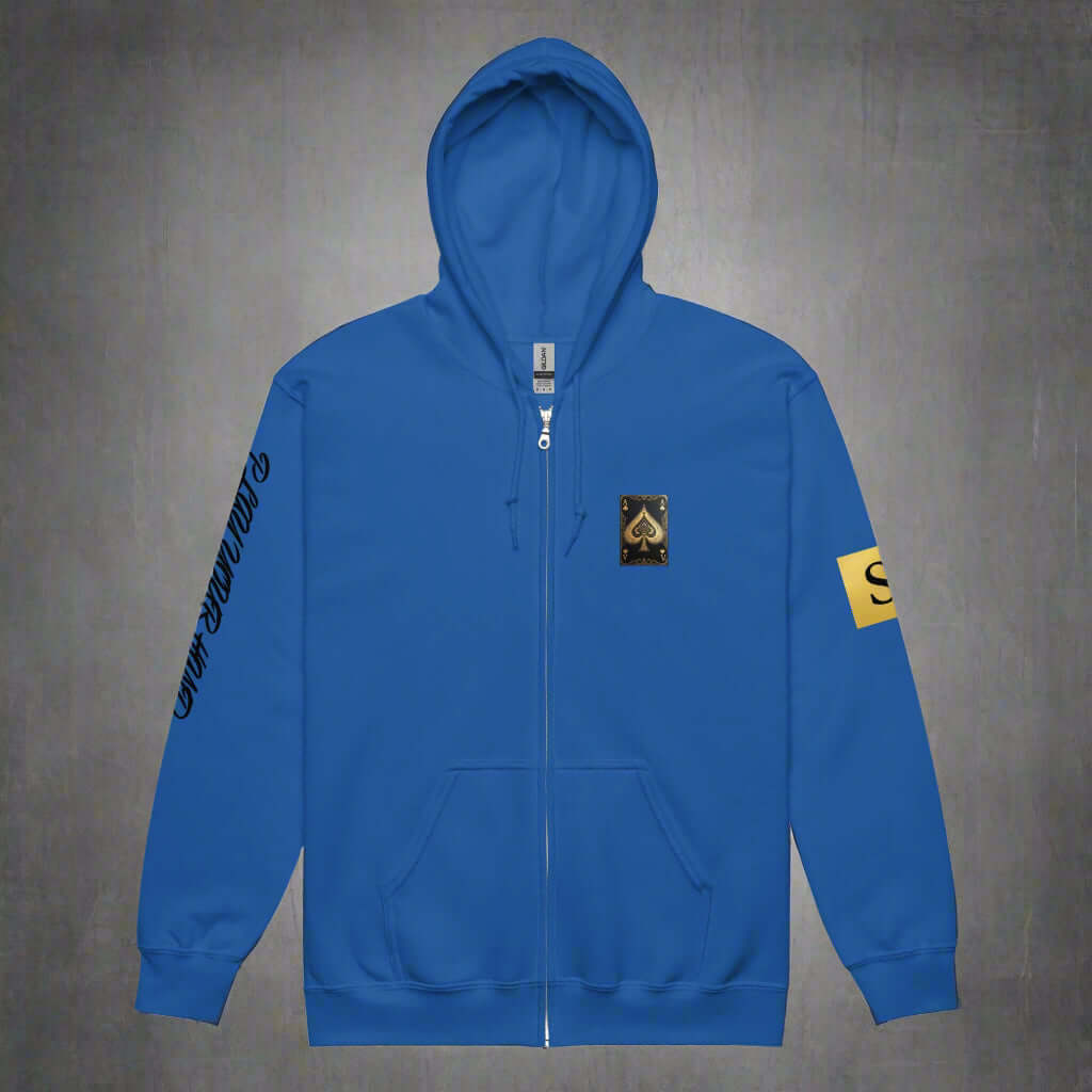 "HIGH STAKES 21" Unisex heavy blend zip hoodie