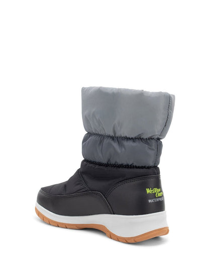 Uptown Mid InSulated Boot Women’s Vegan Fur Nylon Black Snow Boots by Western Chief Women's – Don't Panic Shoes