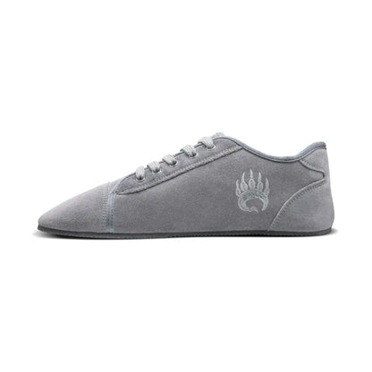 Ursus SLTG1 Suede Leather Ice Grey Barefoot Sneaker
