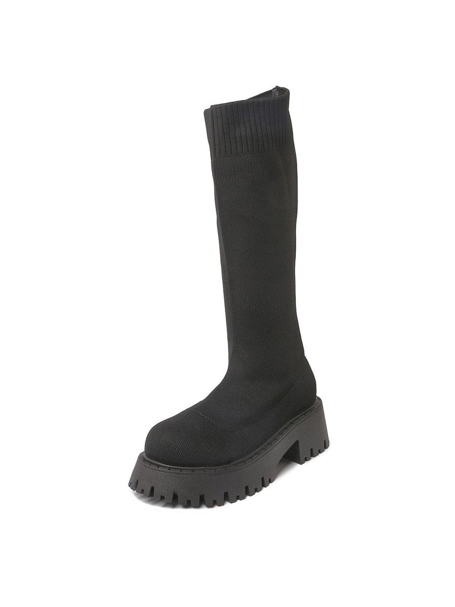 Vanessa | Black Boots by J.Adams – Don't Panic Shoes