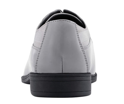 Viotti American Brand 179 Grey Men’S Patent Leather Derby Shoes Oxfords by Viotti – Don't Panic Shoes