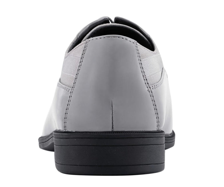 Viotti American Brand 179 Grey Men’S Patent Leather Derby Shoes Oxfords by Viotti – Don't Panic Shoes
