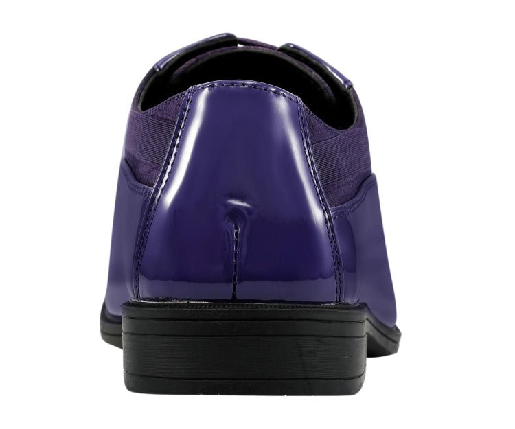 Viotti Purple Patent Leather Derby ShoeS Men’s 179 Purple Oxfords by Viotti – Don't Panic Shoes