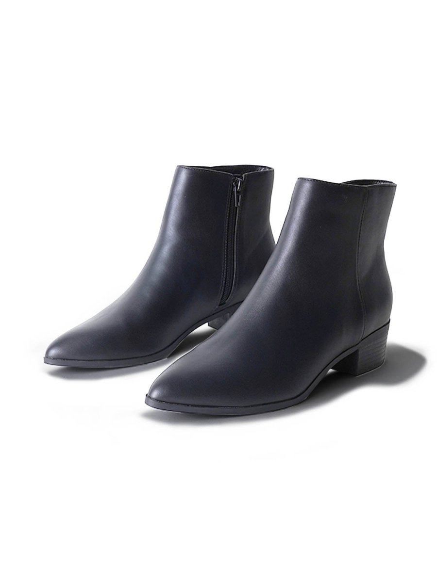 Viper | Black Booties by J.Adams – Don't Panic Shoes