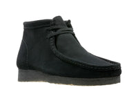 Thumbnail for Clarks Originals Wallabee Boots Men's Black Suede 26155517 - iconic men's footwear featuring black suede material and classic Wallabee design