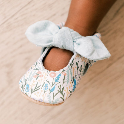 Wallflower Knotted Bow Mocc Knotted Bow Mocc by Freshly Picked – Don't Panic Shoes