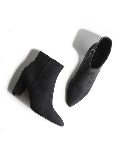 Wallice | Black Suede Boots by J.Adams – Don't Panic Shoes