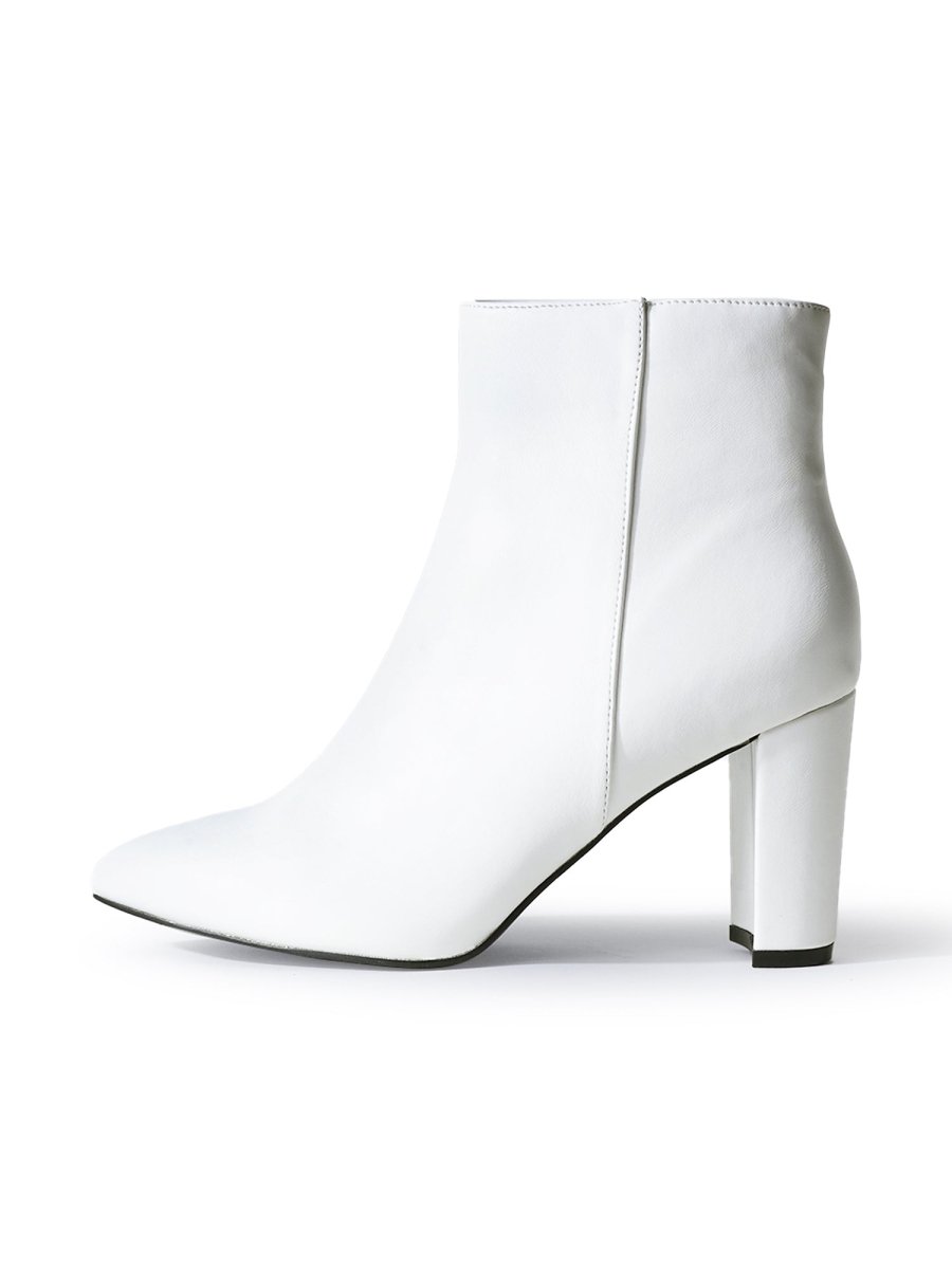 Wallice | White Boots by J.Adams – Don't Panic Shoes