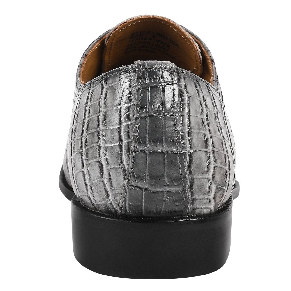 Walter Small Croco Leather Lace Up Oxford Dress Shoes Shoes by Libertyzeno – Don't Panic Shoes